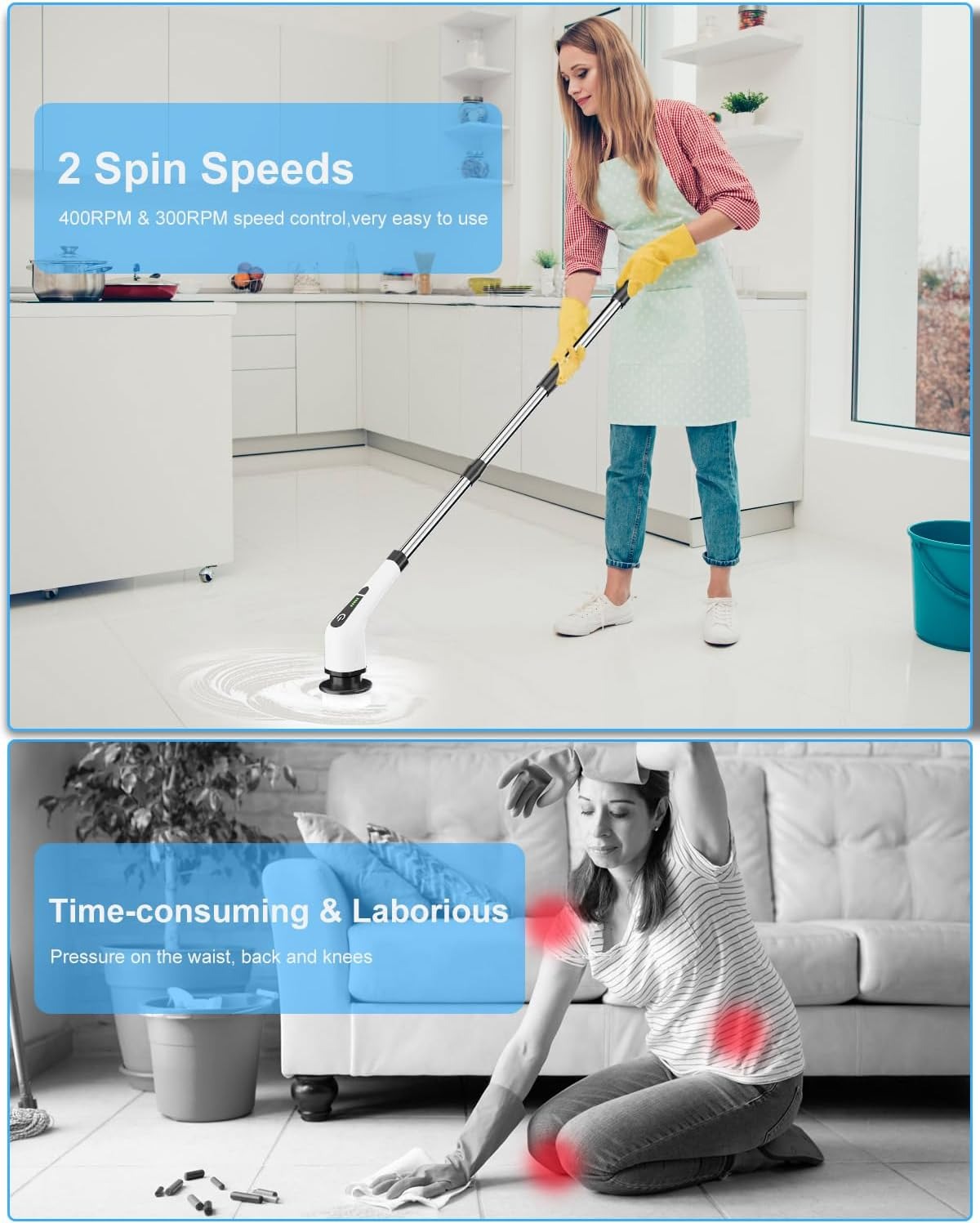 9 IN 1 ELECTRIC CLEANING BRUSH