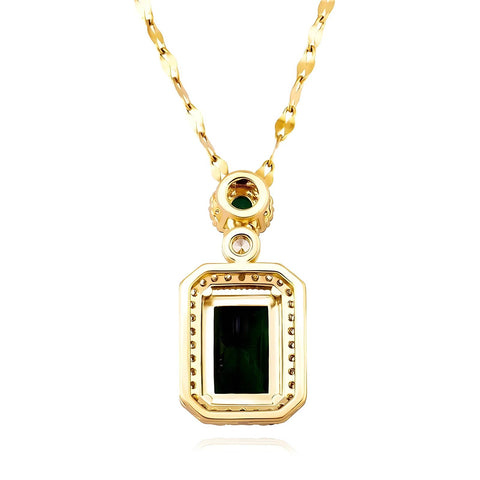 NECKLACE, 18K GOLD PLATED STEEL