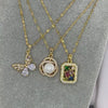 NECKLACE, 18K GOLD PLATED STEEL