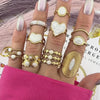 "HEART" RING, 18K GOLD PLATED STEEL