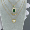 NECKLACE, 18K GOLD PLATED STEEL