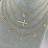 NECKLACE, 18K GOLD PLATED STEEL
