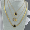 NECKLACE, 18K GOLD PLATED STEEL
