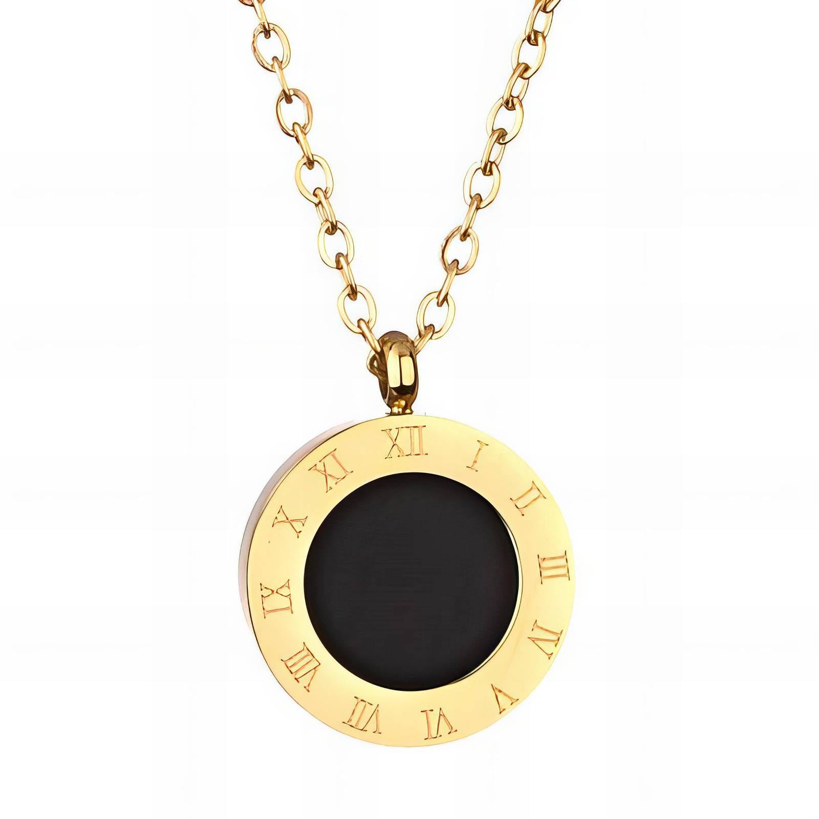 NECKLACE, 18K GOLD PLATED STEEL