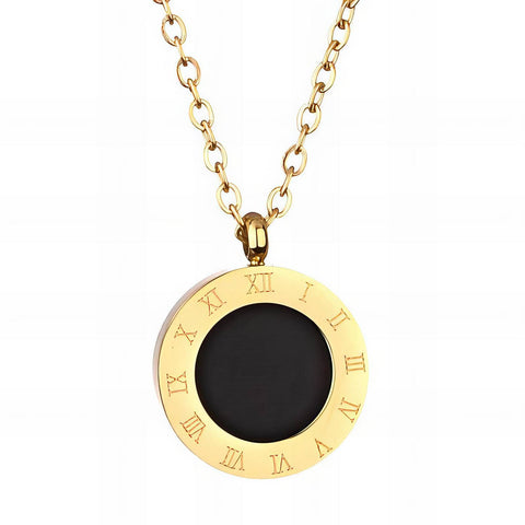 NECKLACE, 18K GOLD PLATED STEEL